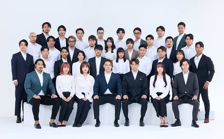 株式会社ミズカラのメンバー集合写真