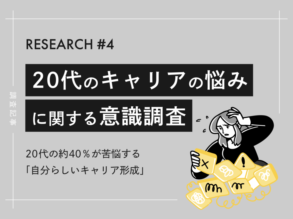 20代のキャリアの悩みに関する意識調査