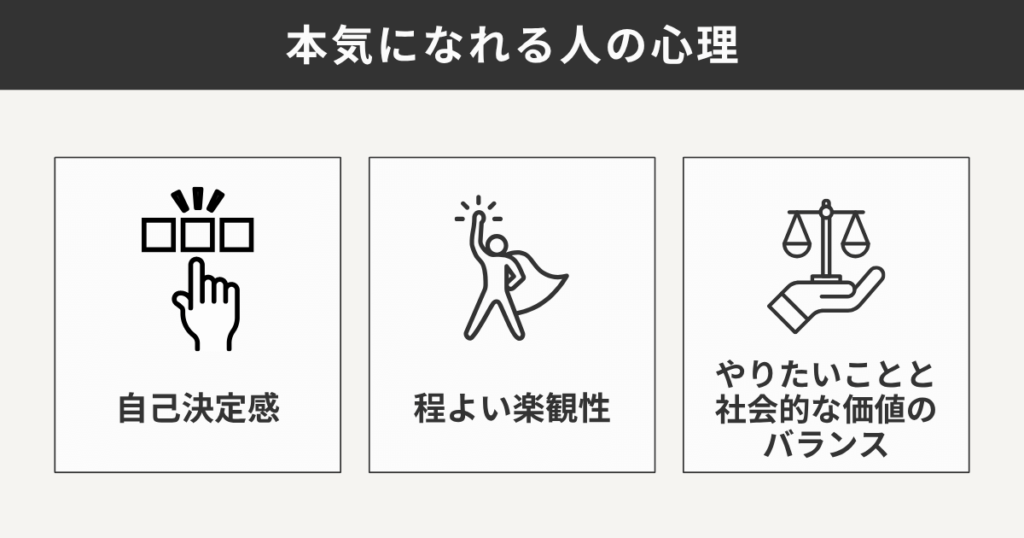 本気になれる人の心理